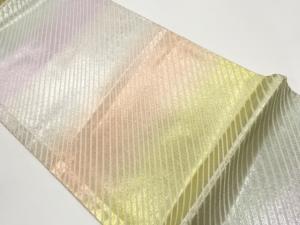 斜線模様織出し丸帯